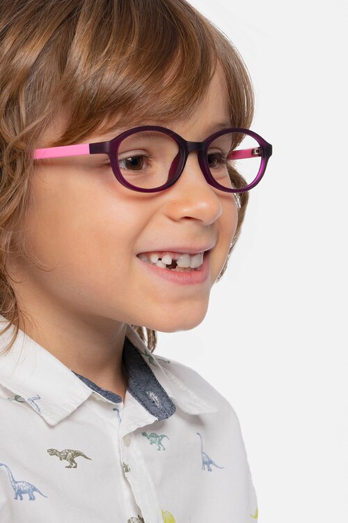 Skipper Purple PlasticEyeglass Frames for Men from EyeBuyDirect