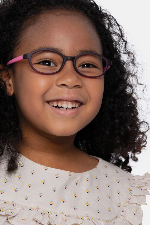 Skipper Purple PlasticEyeglass Frames for Women from EyeBuyDirect