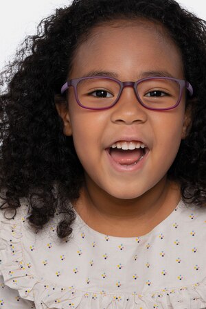 Purple Posie -  Lightweight Plastic Eyeglasses