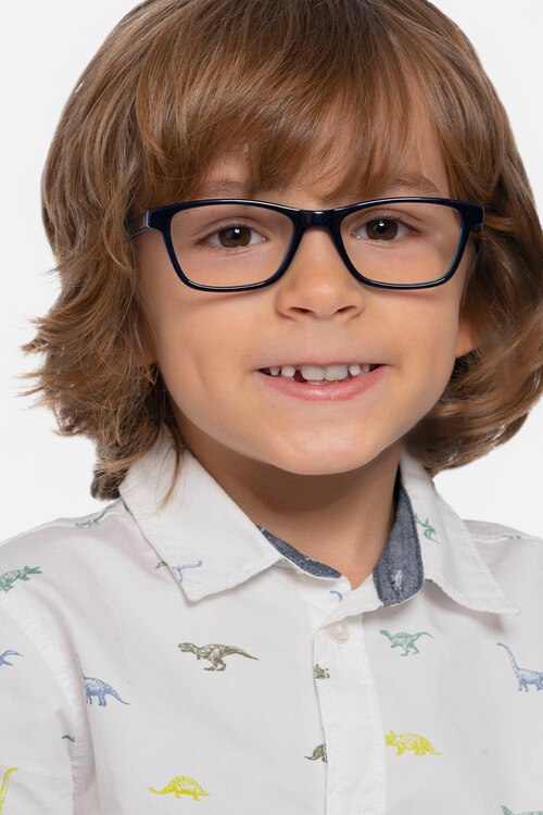 Shallows Blue AcetateEyeglass Frames for Men from EyeBuyDirect