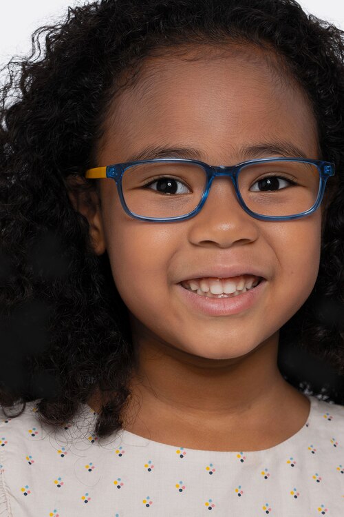 Totes Blue Clear AcetateEyeglass Frames for Women from EyeBuyDirect