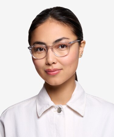 Gray Clear Morning -  Acetate Eyeglasses