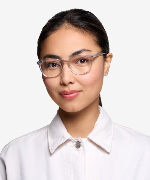 Morning Gray Clear AcetateEyeglass Frames for Women from EyeBuyDirect