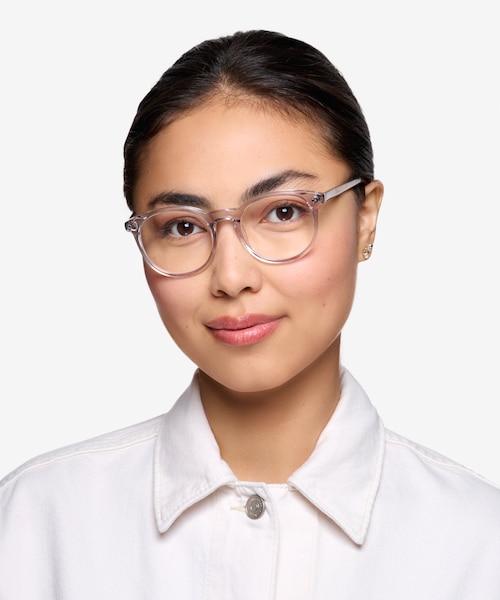 Primrose Gray Clear AcetateEyeglass Frames for Women from EyeBuyDirect