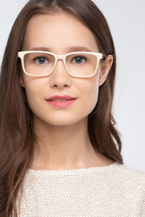 Cream Prologue -  Acetate Eyeglasses