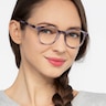 Lariat Striped AcetateEyeglass Frames for Women from EyeBuyDirect