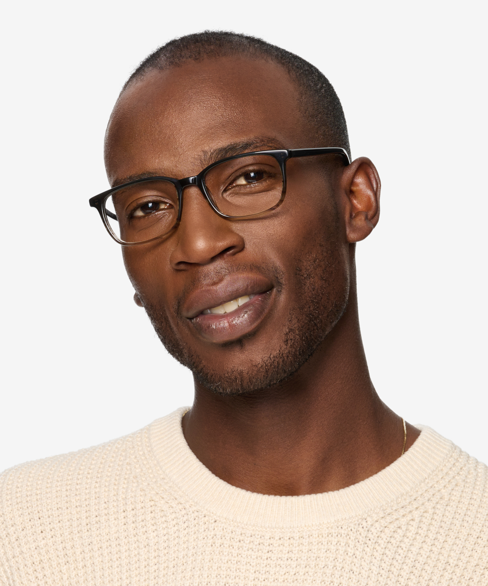 Botanist Rectangle Gray Brown Full Rim Eyeglasses Eyebuydirect Canada