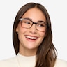 Botanist Gray Brown AcétateMontures de lunettes de vue pour Femmes d'EyeBuyDirect