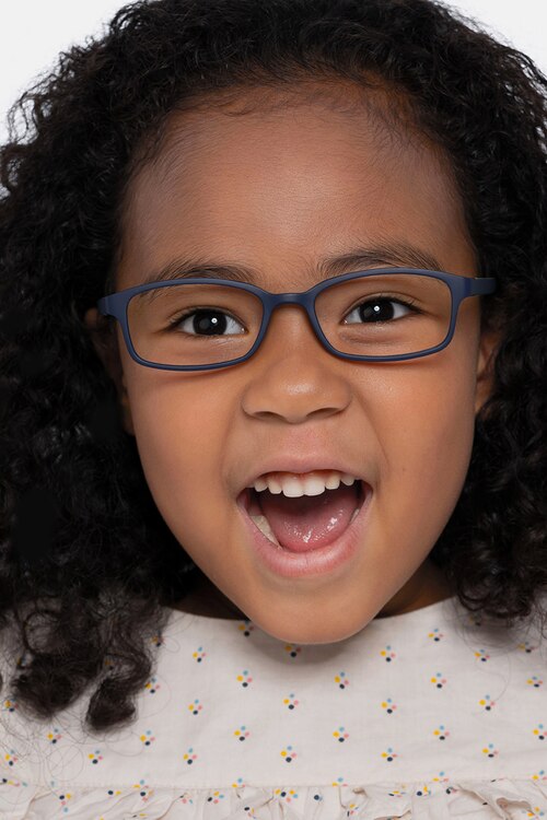 Gizmo Navy PlasticEyeglass Frames for Women from EyeBuyDirect