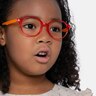 Daylight Clear Orange PlasticEyeglass Frames for Women from EyeBuyDirect