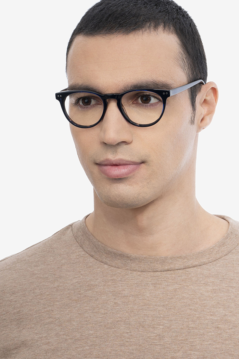 Notting Hill Cat Eye Blue Floral Full Rim Eyeglasses Eyebuydirect