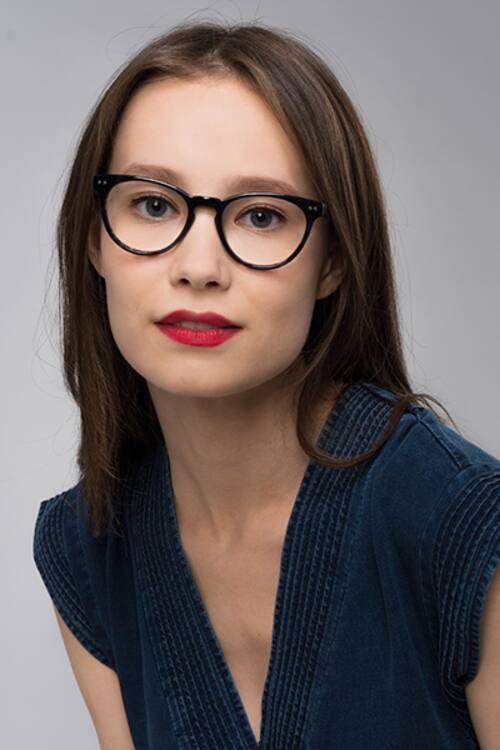 Blue Floral Notting Hill -  Acetate Eyeglasses