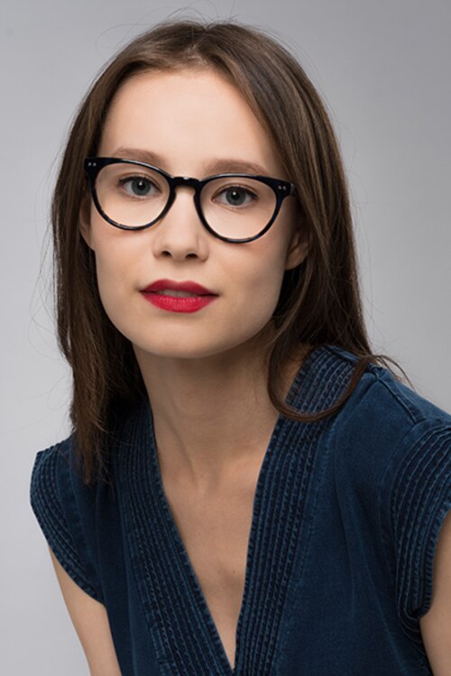 Notting Hill Blue Floral AcetateEyeglass Frames for Women from EyeBuyDirect