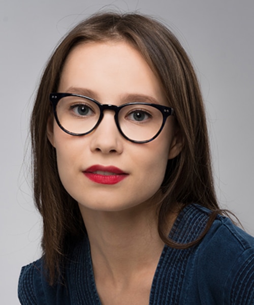 Notting Hill Blue Floral AcetateEyeglass Frames for Women from EyeBuyDirect