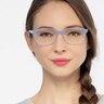 Lyle Blue AcetateEyeglass Frames for Women from EyeBuyDirect