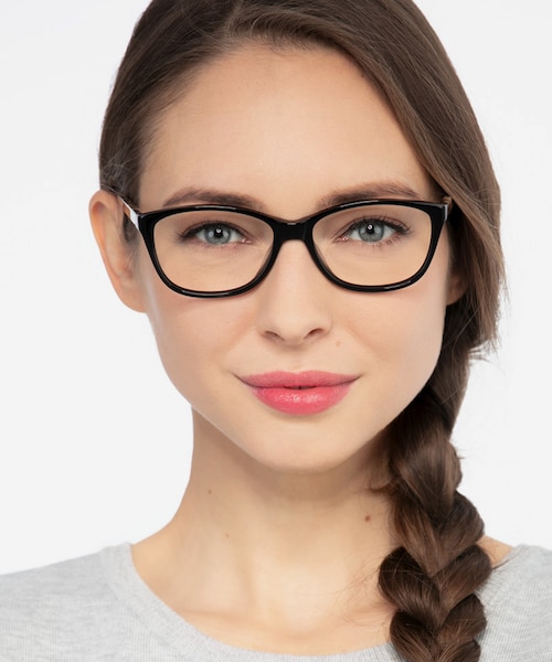 Masque Black AcetateEyeglass Frames for Women from EyeBuyDirect