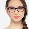 Prodigy Blue AcetateEyeglass Frames for Women from EyeBuyDirect