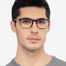 Costello Blue Striped AcetateEyeglass Frames for Men from EyeBuyDirect