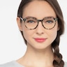 Blink Green Tortoise AcetateEyeglass Frames for Women from EyeBuyDirect