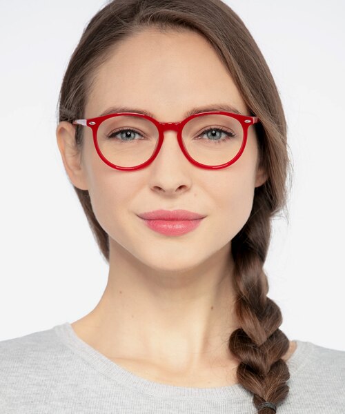 Blink Red AcetateEyeglass Frames for Women from EyeBuyDirect