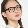 Mode Noir AcétateMontures de lunettes de vue pour Femmes d'EyeBuyDirect