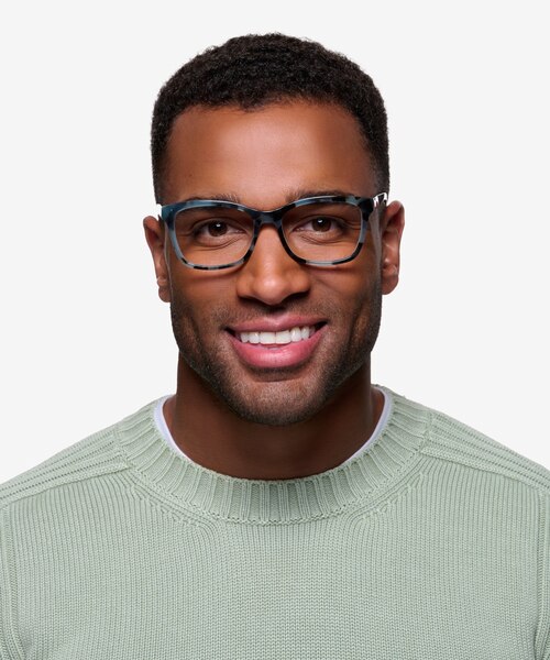 Mode Green Tortoise AcetateEyeglass Frames for Men from EyeBuyDirect