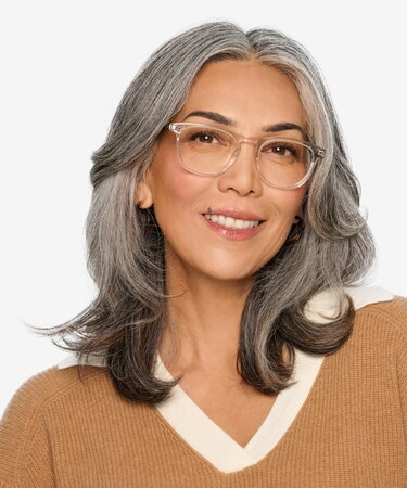 Translucent Illusion -  Vintage Acetate Eyeglasses