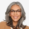 Illusion Striped Clear AcetateEyeglass Frames for Women from EyeBuyDirect
