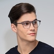 Planete Gray Clear AcetateEyeglass Frames for Men from EyeBuyDirect