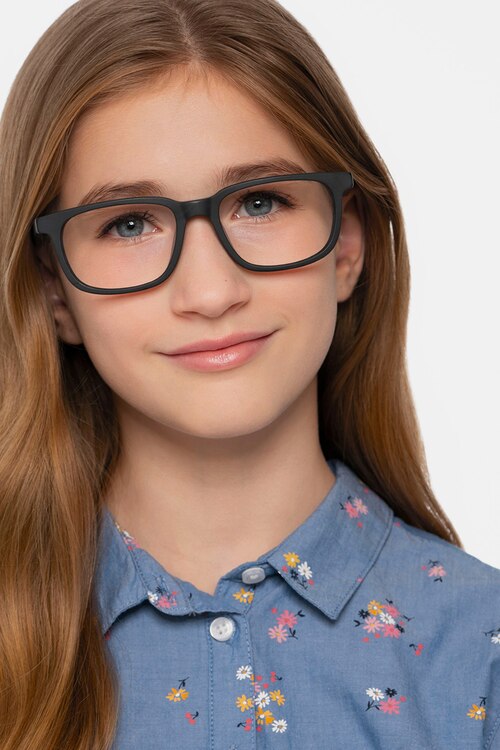 Little Bristol Black AcetateEyeglass Frames for Women from EyeBuyDirect