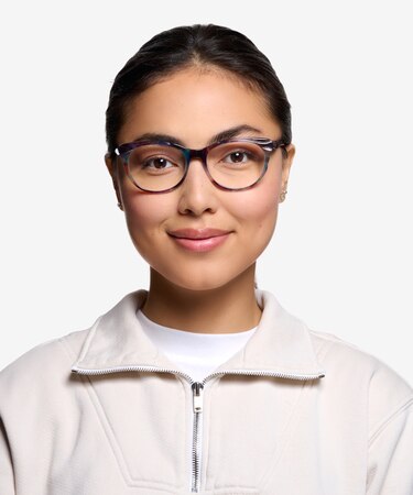 Floral Mariposa -  Vintage Acetate Eyeglasses