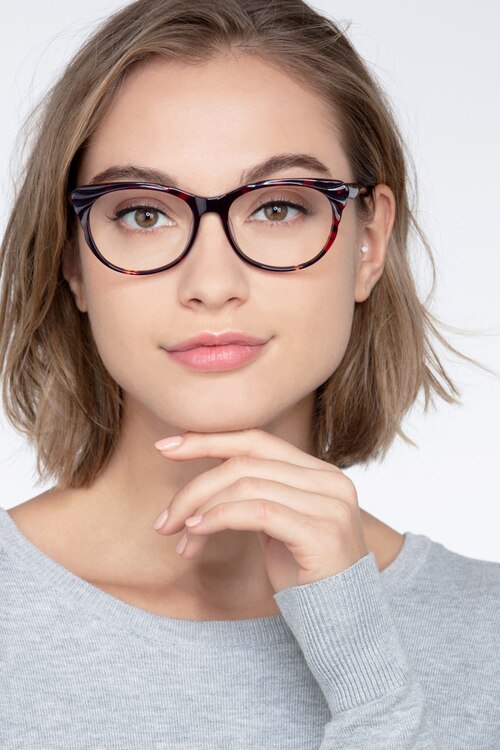 Mariposa Red Tortoise AcetateEyeglass Frames for Women from EyeBuyDirect