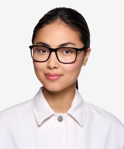 Ballast Noir AcétateMontures de lunettes de vue pour Femmes d'EyeBuyDirect