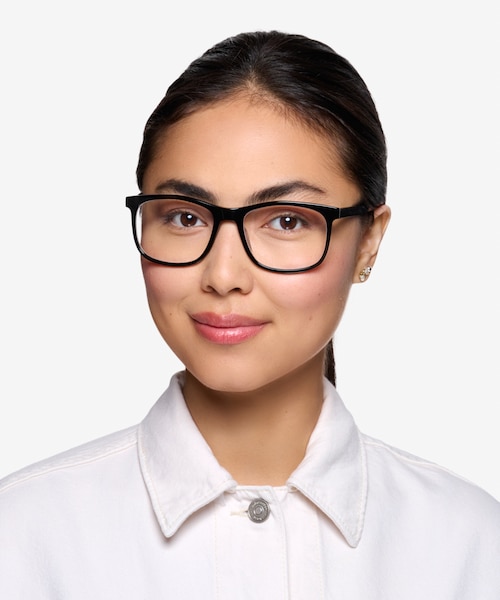 Ballast Black AcetateEyeglass Frames for Women from EyeBuyDirect