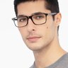 Mariner Gray Striped AcétateMontures de lunettes de vue pour Hommes d'EyeBuyDirect