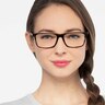 Mariner Gray Striped AcétateMontures de lunettes de vue pour Femmes d'EyeBuyDirect
