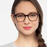 Delle Brown Floral AcetateEyeglass Frames for Women from EyeBuyDirect