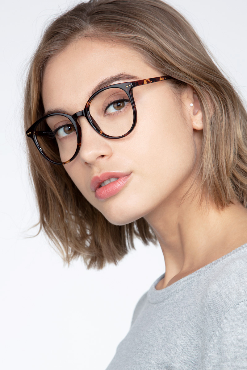 Noun Round Tortoise Glasses for Women Eyebuydirect Canada