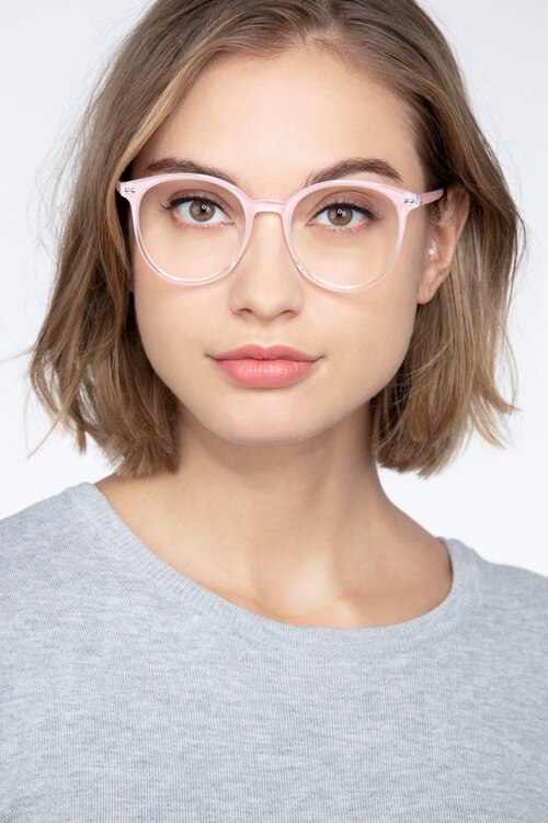 Noun Pink PlasticEyeglass Frames for Women from EyeBuyDirect