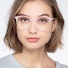 Noun Pink PlasticEyeglass Frames for Women from EyeBuyDirect