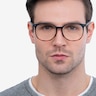 Lucia Black Tortoise PlasticEyeglass Frames for Men from EyeBuyDirect
