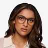 Lucia Matte Black PlasticEyeglass Frames for Women from EyeBuyDirect