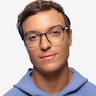 Trenton Black PlasticEyeglass Frames for Men from EyeBuyDirect