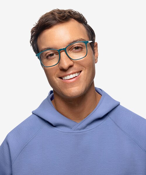 Trenton Vert PlastiqueMontures de lunettes de vue pour Hommes d'EyeBuyDirect