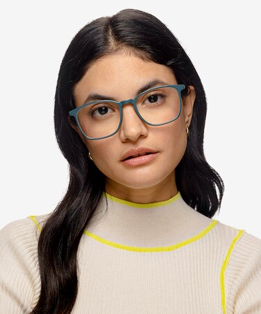 Green Trenton -  Lightweight Plastic Eyeglasses
