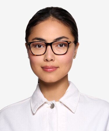 Tortoise Sebastian -  Lightweight Acetate Eyeglasses