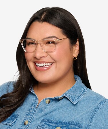 Rose Gold Sebastian -  Lightweight Acetate Eyeglasses