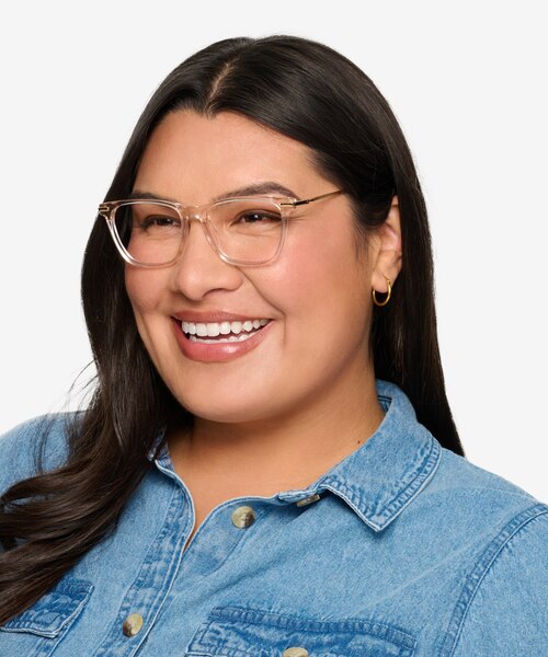 Sebastian Rose Gold Acetate-metalEyeglass Frames for Women from EyeBuyDirect