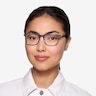Etched Clear Blue AcétateMontures de lunettes de vue pour Femmes d'EyeBuyDirect