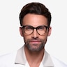 Rialto Black Tortoise AcétateMontures de lunettes de vue pour Hommes d'EyeBuyDirect